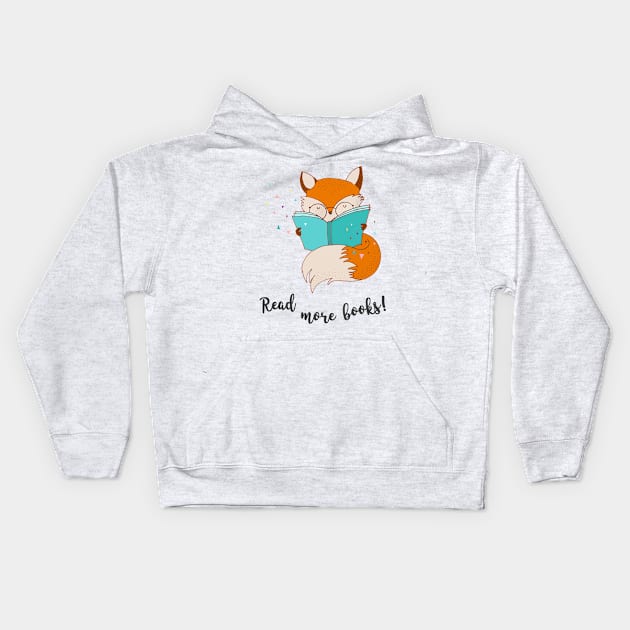 Read more books Kids Hoodie by Luna Robinson 